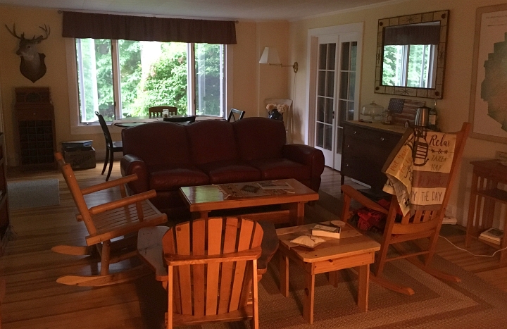 quiet morning at baker street house in the adirondacks schroon lake